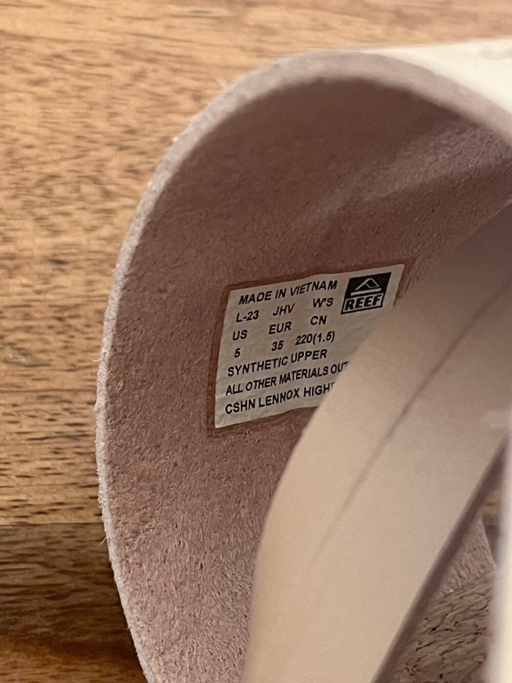 NEW! Reef Vista Higher Savanah Platform Thong Comfort Sandal In Seashell/Nude 5 - Picture 13 of 14